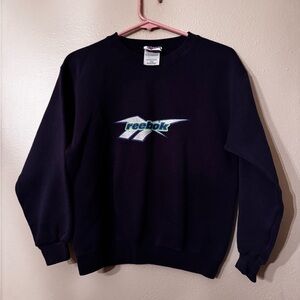 Vintage Y2K Youth Reebok crewneck navy sweatshirt